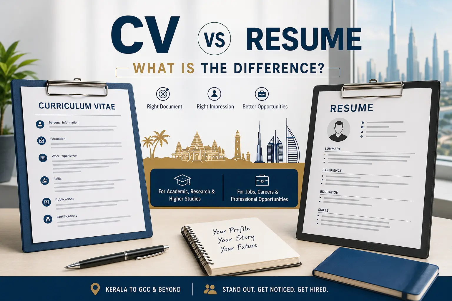 CV vs Resume Difference